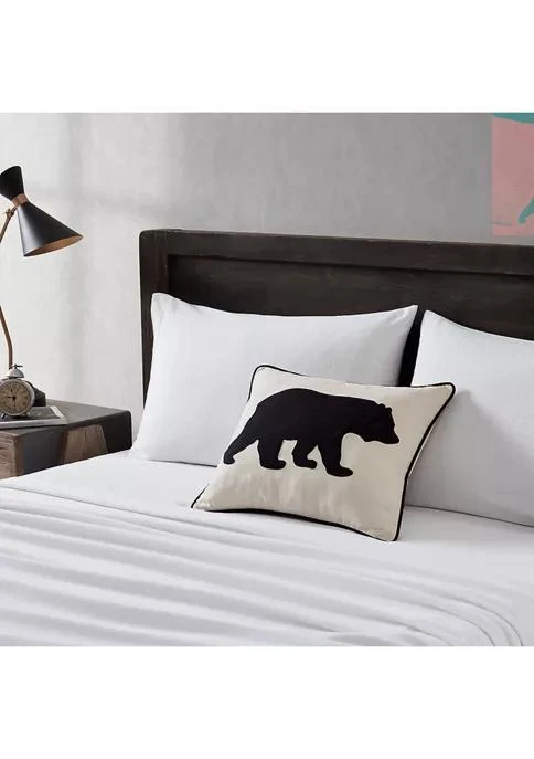 商品Eddie Bauer|Bauer Bear Canvas 16 X 20 Breakfast Pillow Cover,价格¥407,第2张图片详细描述