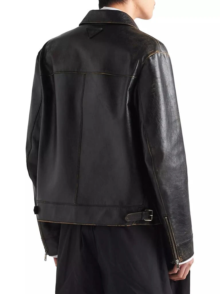 商品Prada|Leather Jacket,价格¥51696,第3张图片详细描述