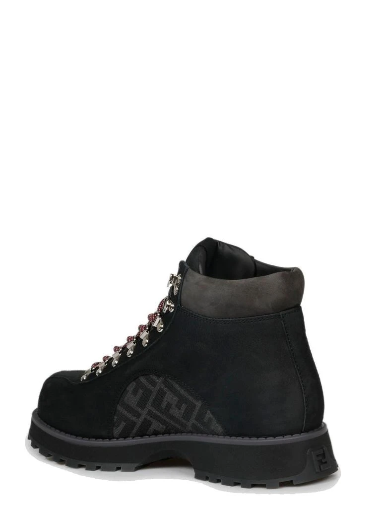 商品Fendi|Fendi Monogram Detailed Lace-Up Ankle Boots,价格¥3863,第3张图片详细描述