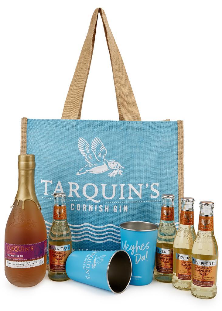 商品Tarquin's Cornish Gin|Tarquin's Figgy Pudding Gin, Ginger Ale & Tin Cups Gift Bag,价格¥489,第1张图片