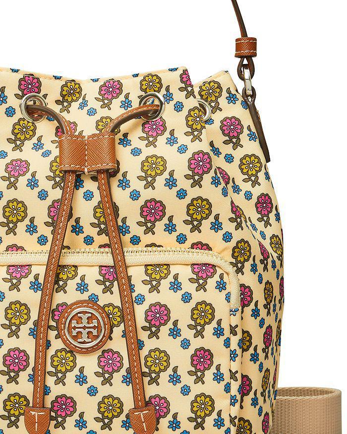 商品Tory Burch|Virginia Printed Mini Bucket Bag,价格¥1688,第6张图片详细描述