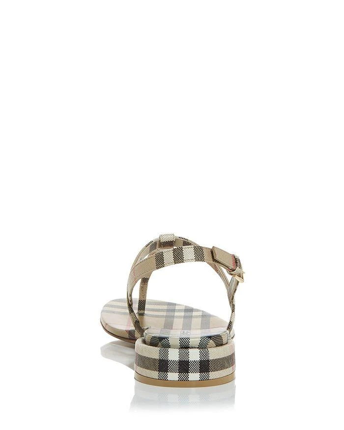 商品Burberry|Women's Emily Vintage Check Thong Sandals,价格¥3011,第5张图片详细描述