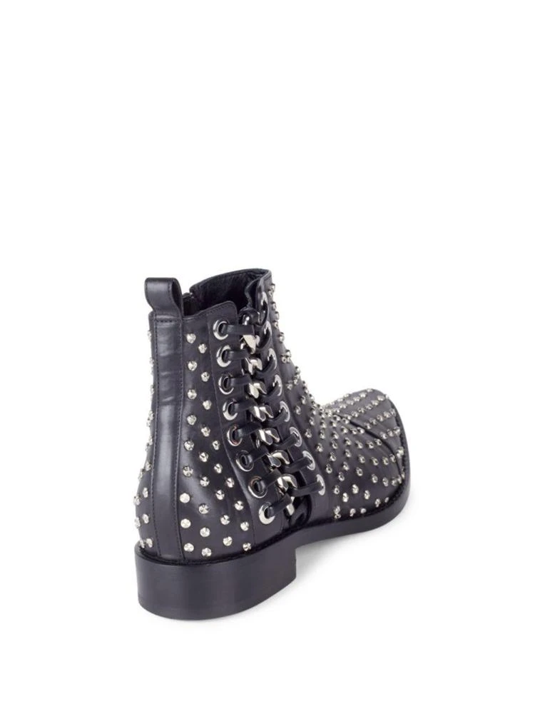 商品Alexander McQueen|Studded Flat Leather Booties,价格¥4380,第2张图片详细描述