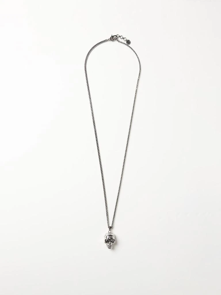 商品Alexander McQueen|Alexander McQueen Skull necklace in brass,价格¥2650,第1张图片