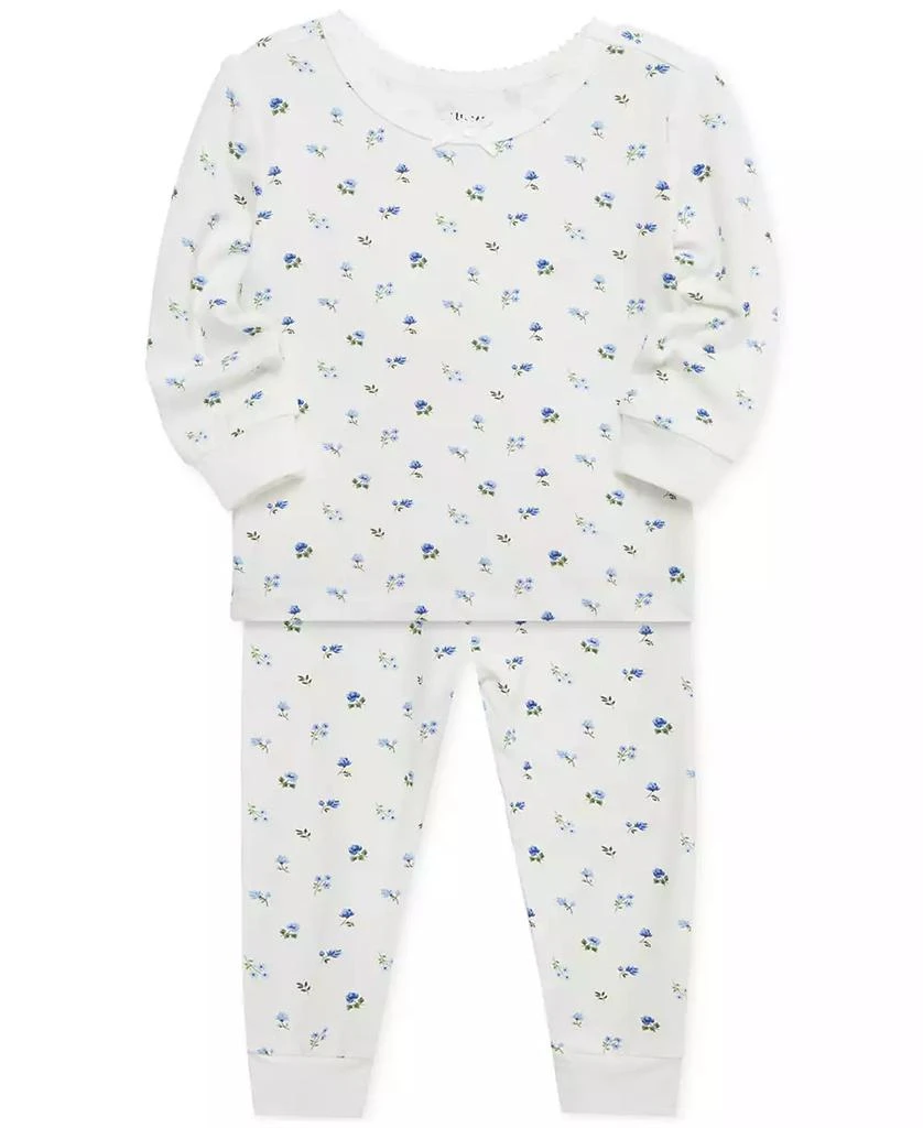 商品Little Me|Baby Girls Toile Pajamas, 4 Piece Set,价格¥324,第3张图片详细描述