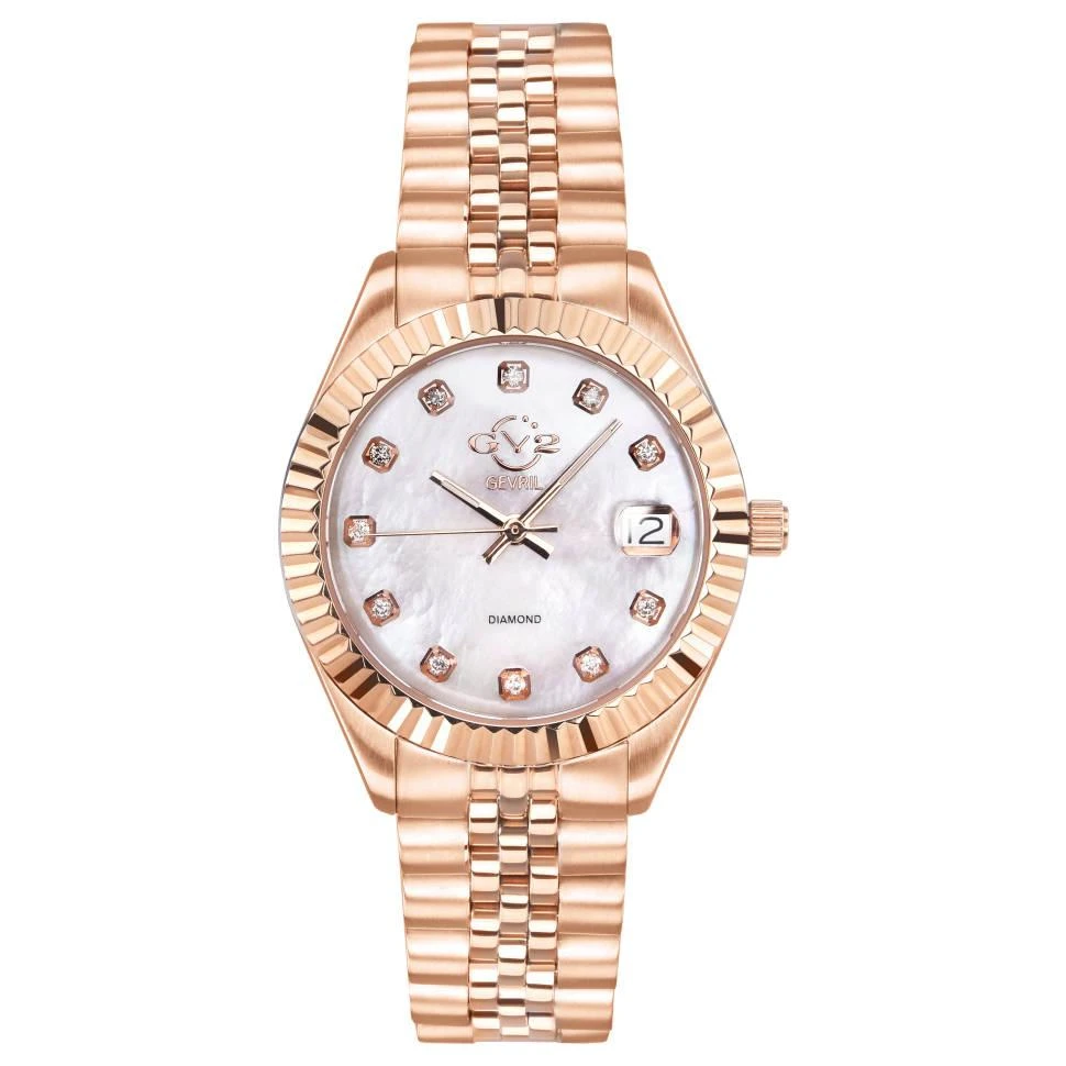 商品Gevril|GV2 by Gevril Naples Diamond Women's Watch,价格¥5977,第1张图片