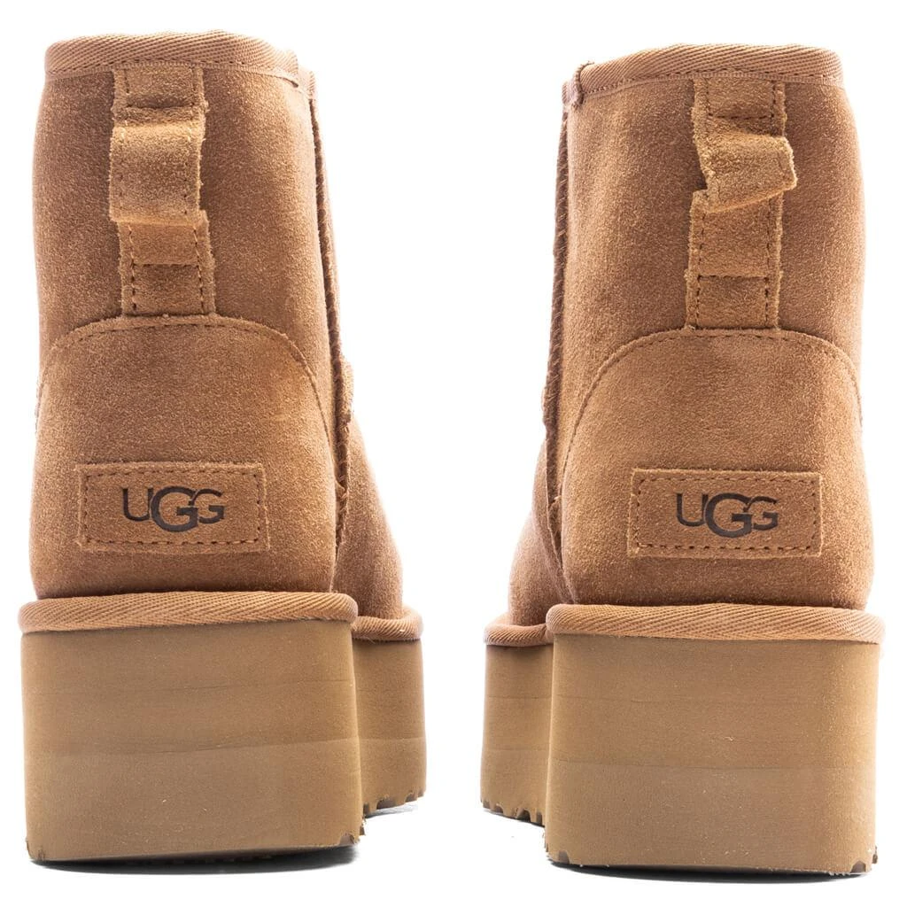 商品UGG|Women's Classic Mini Platform Boot - Chestnut,价格¥1293,第4张图片详细描述