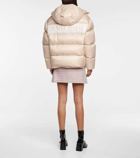 商品Miu Miu|尼龙绗缝羽绒夹克,价格¥23142,第3张图片详细描述