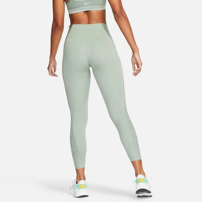 商品NIKE|Women's Nike Dri-FIT One Luxe Icon Clash Mid-Rise Cropped Printed Leggings,价格¥745,第2张图片详细描述