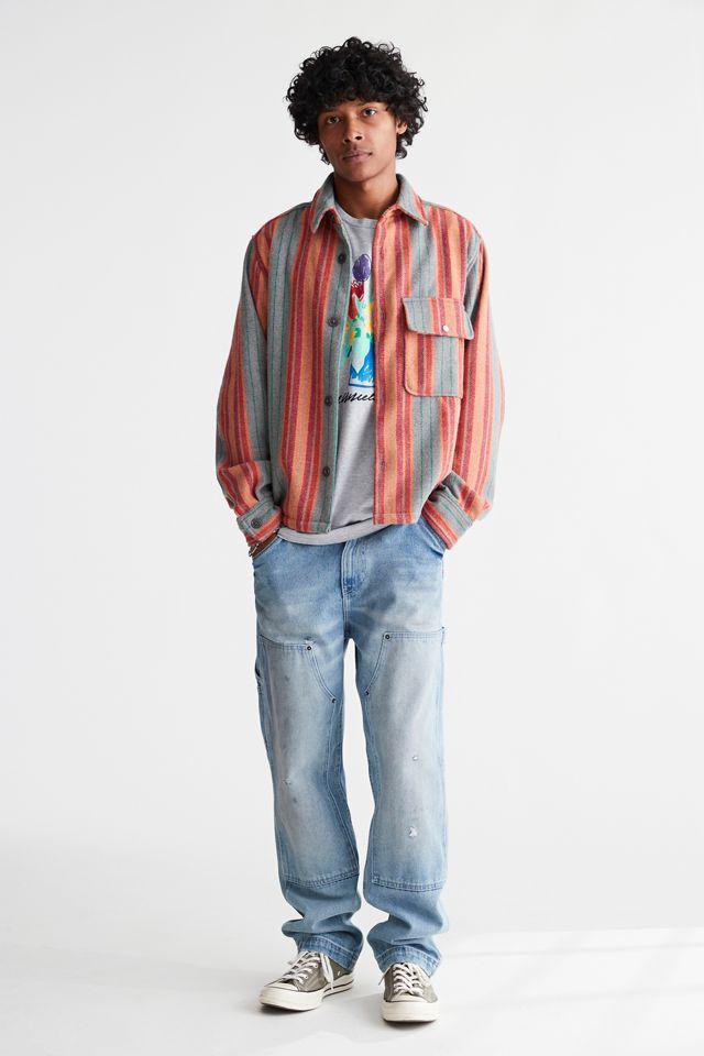 商品BDG|BDG Mason Blanket Stripe Overshirt,价格¥665,第4张图片详细描述