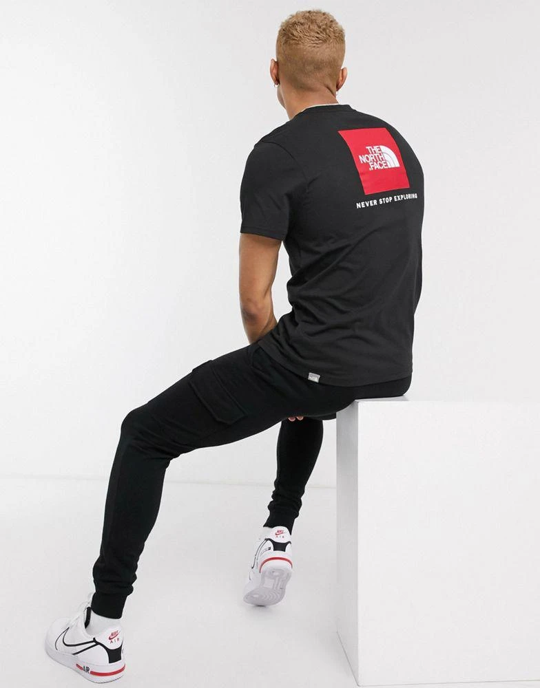 商品The North Face|The North Face Red Box t-shirt in black,价格¥258,第4张图片详细描述