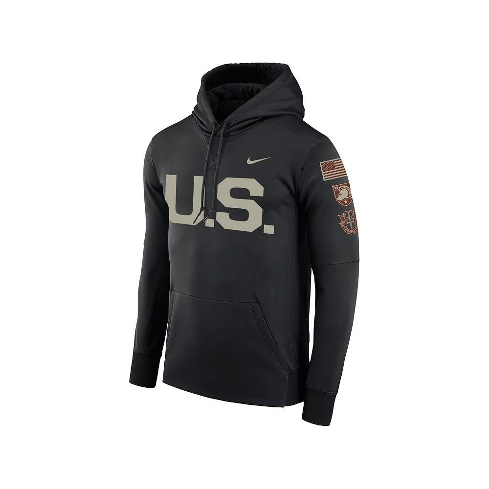 商品NIKE|Men's Black Army Black Knights Rivalry U.S. Therma Pullover Hoodie,价格¥563,第3张图片详细描述