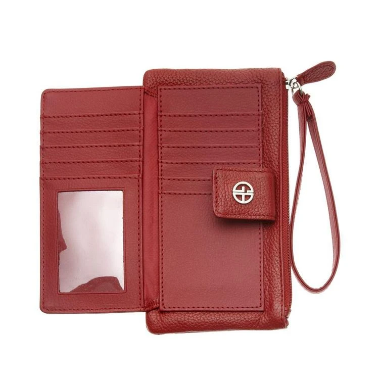 商品Giani Bernini|Giani Bernini Softy Leather Medium Grab & Go Wallet & Wristlet, Only at Macy's,价格¥198,第3张图片详细描述