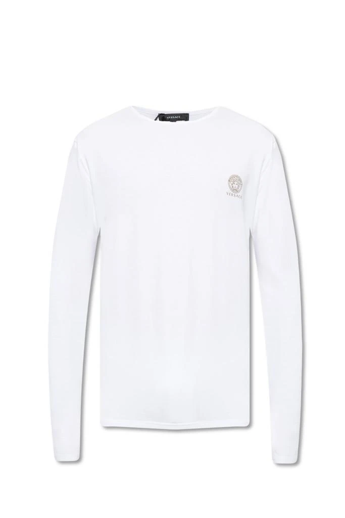 商品Versace|Versace Medusa Printed Long-Sleeved T-Shirt,价格¥260,第1张图片