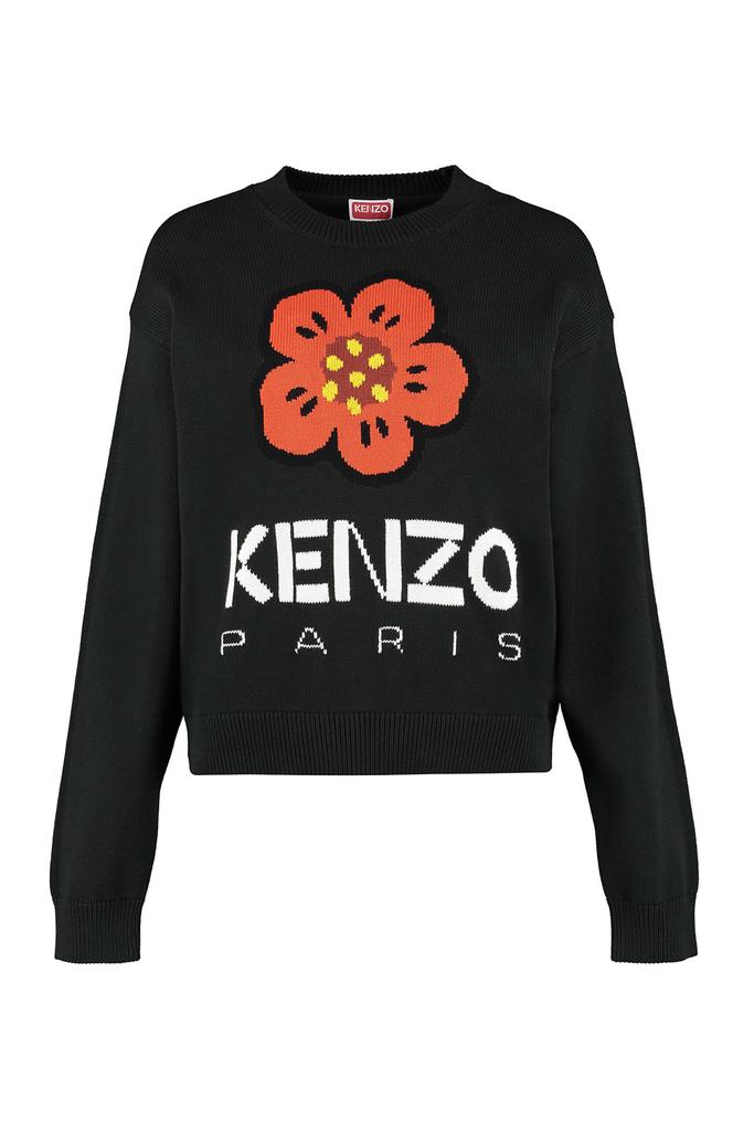 Kenzo Cotton Crew-neck Sweater商品第1张图片规格展示