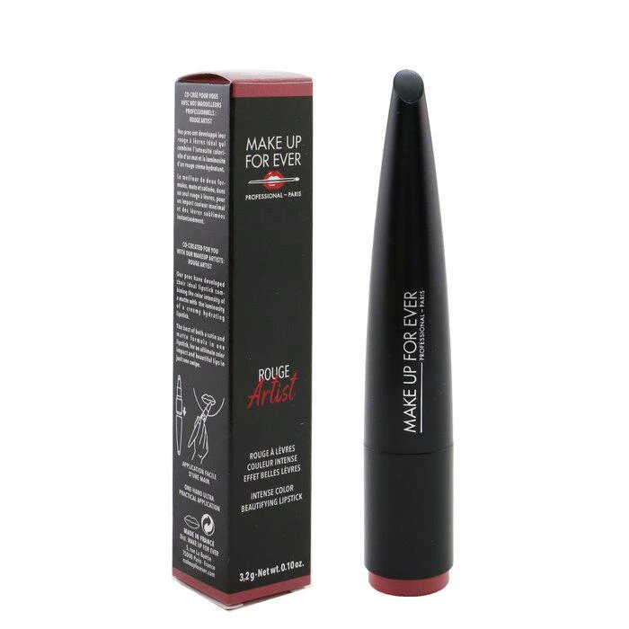 商品Make Up For Ever|Make Up For Ever 绝色大师柔光唇膏 奶霜小黑管 - # 162 Brave Punch -162 Brave Punch(3.2g/0.1oz),价格¥141,第2张图片详细描述