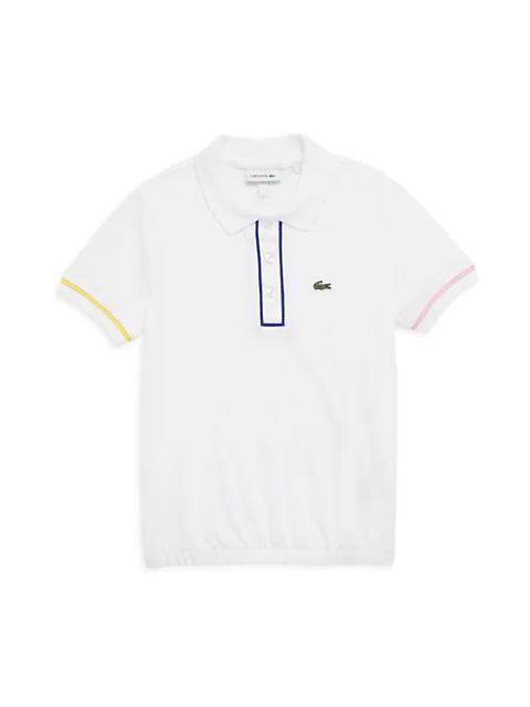 商品Lacoste|Little Girl's & Girl's Short-Sleeve Polo Shirt,价格¥309,第1张图片