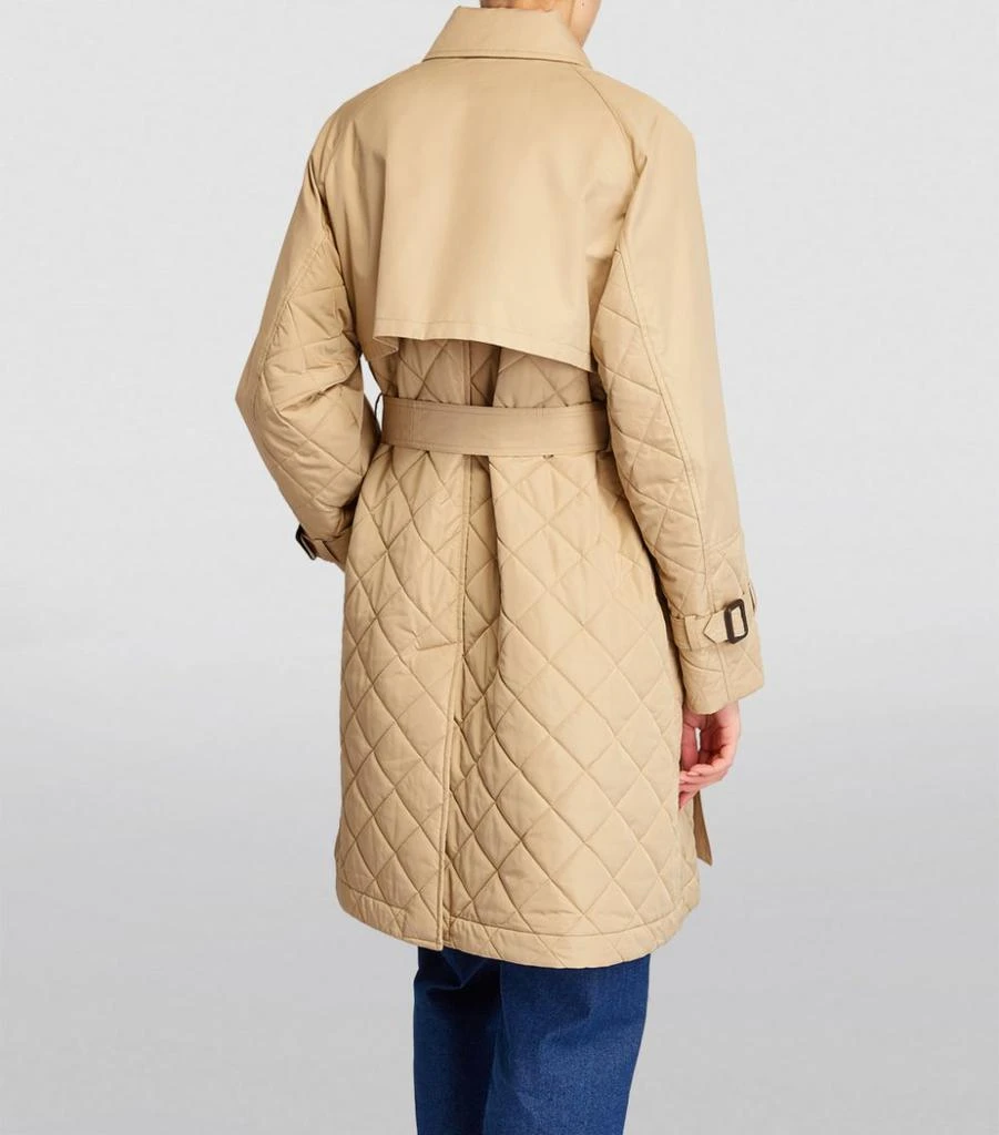 商品Weekend Max Mara|Quilted Trench Coat,价格¥4226,第4张图片详细描述