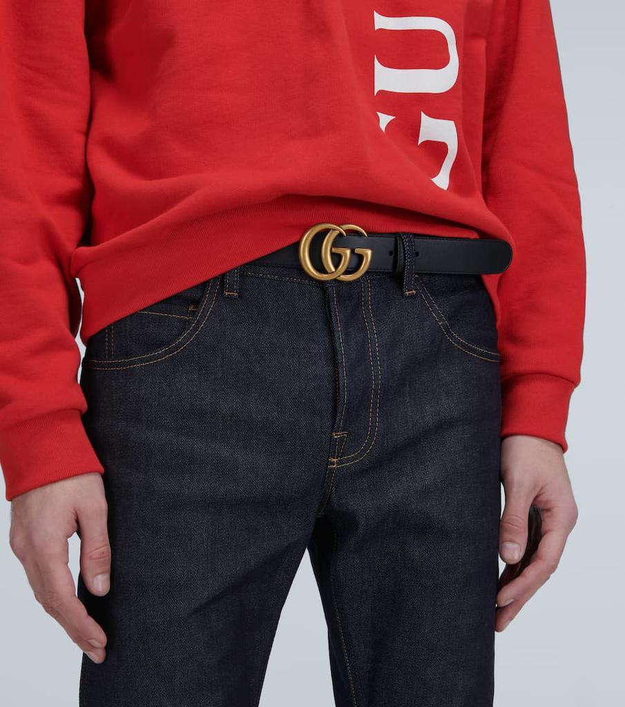 商品Gucci|GG logo真皮腰带,价格¥2920,第4张图片详细描述