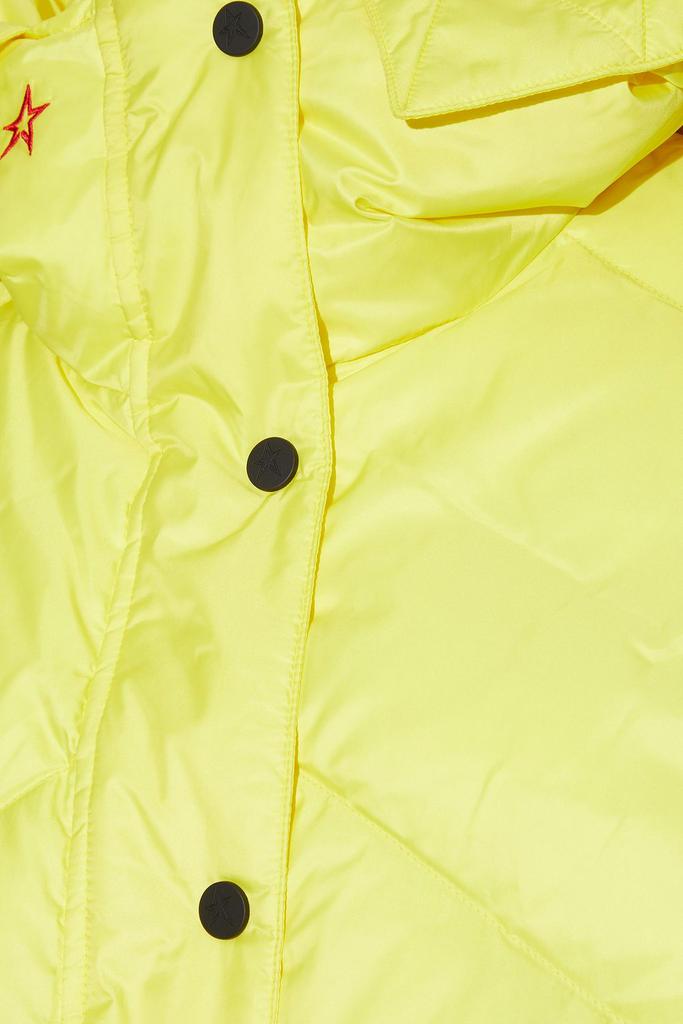 Quilted hooded down ski jacket商品第2张图片规格展示