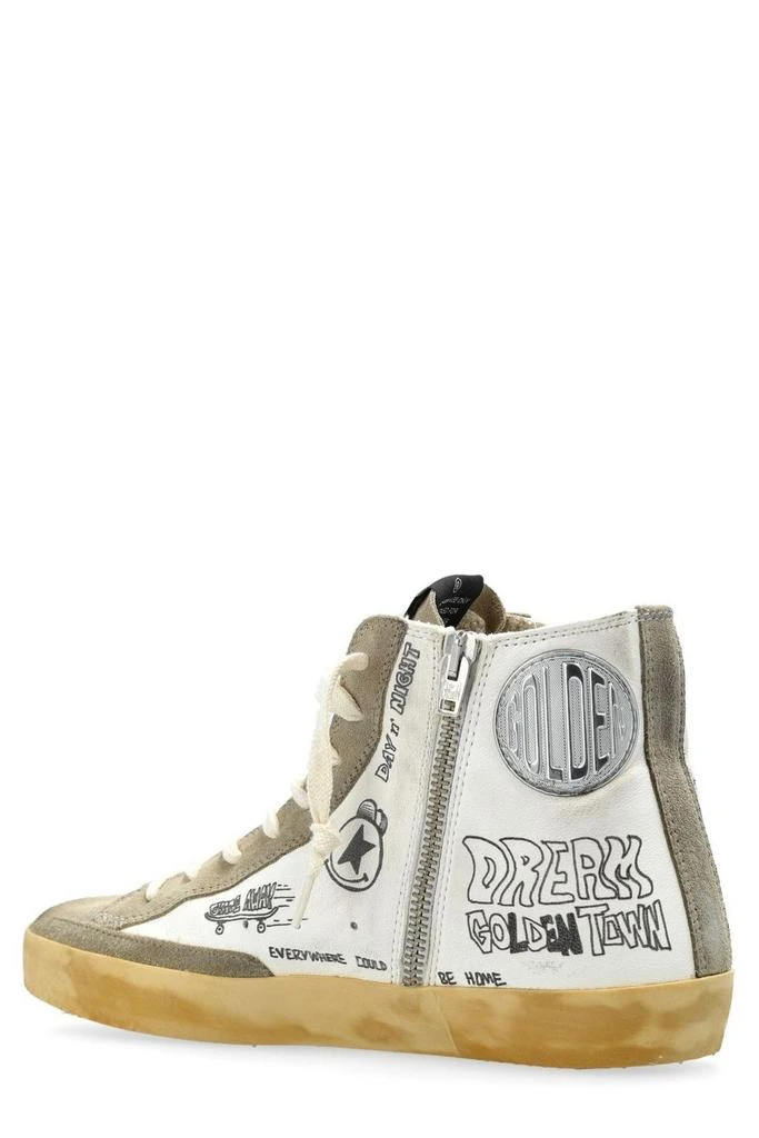 商品Golden Goose|Golden Goose Deluxe Brand Francy Journey-Printed Lace-Up Sneakers,价格¥3460,第3张图片详细描述