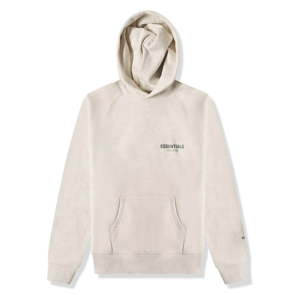 商品Essentials|Fear Of God Essentials Core Collection Light Heather Oatmeal Hoodie,价格¥1454,第1张图片