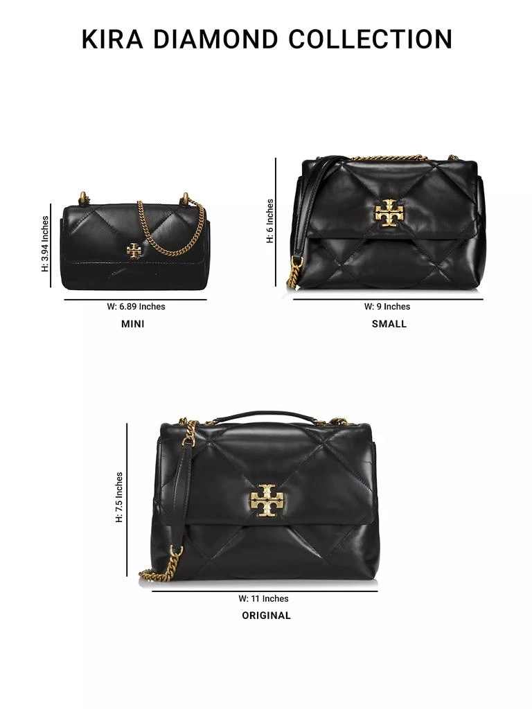 商品Tory Burch|Kira Diamond-Quilted Leather Shoulder Bag,价格¥4441,第5张图片详细描述