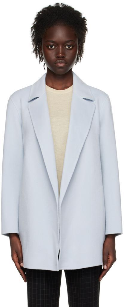 商品Theory|Blue Clairene Coat,价格¥5246,第1张图片