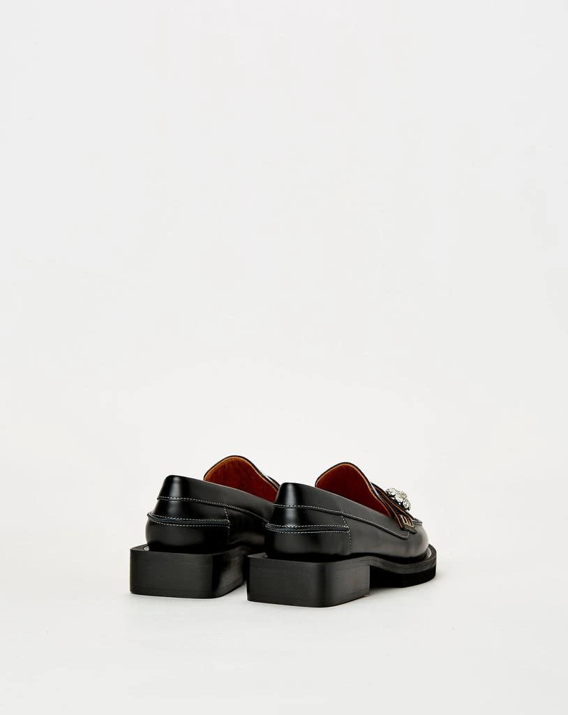 商品Ganni|Women's Embellished Loafer,价格¥1433,第3张图片详细描述