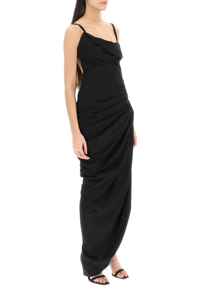 商品Jacquemus|La Robe Saudade Longue draped dress,价格¥2186,第3张图片详细描述