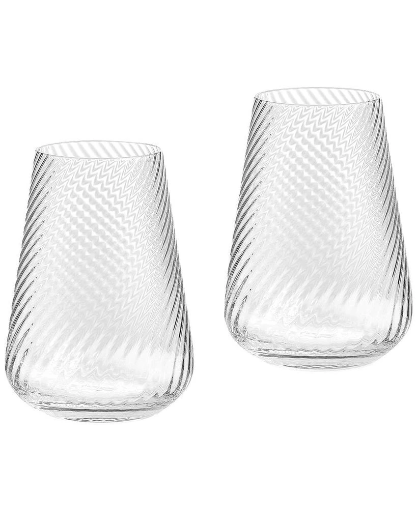 商品Wedgwood|Set of 2 Vera Wang Swirl Highballs,价格¥236,第1张图片