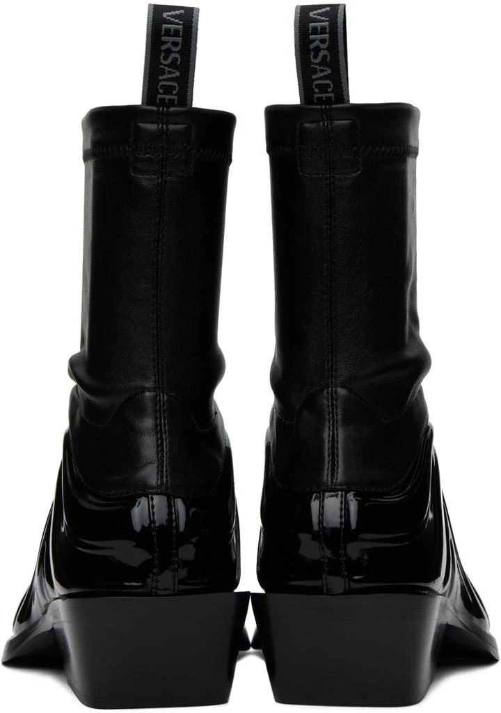 商品Versace|Black Solare Boots,价格¥8637,第2张图片详细描述