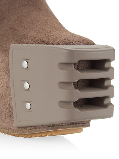 商品Rick Owens|Suede Kiss Platform Boots,价格¥14927,第6张图片详细描述