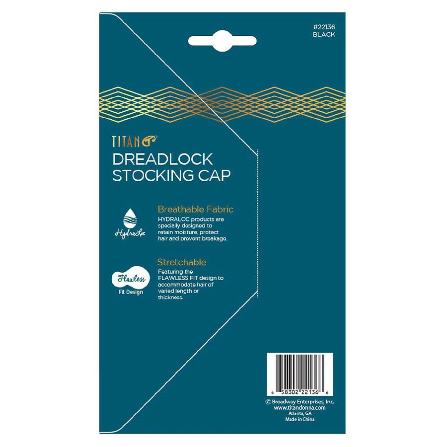 商品Titan|Dreadlock Stocking Black Cap,价格¥17,第2张图片详细描述