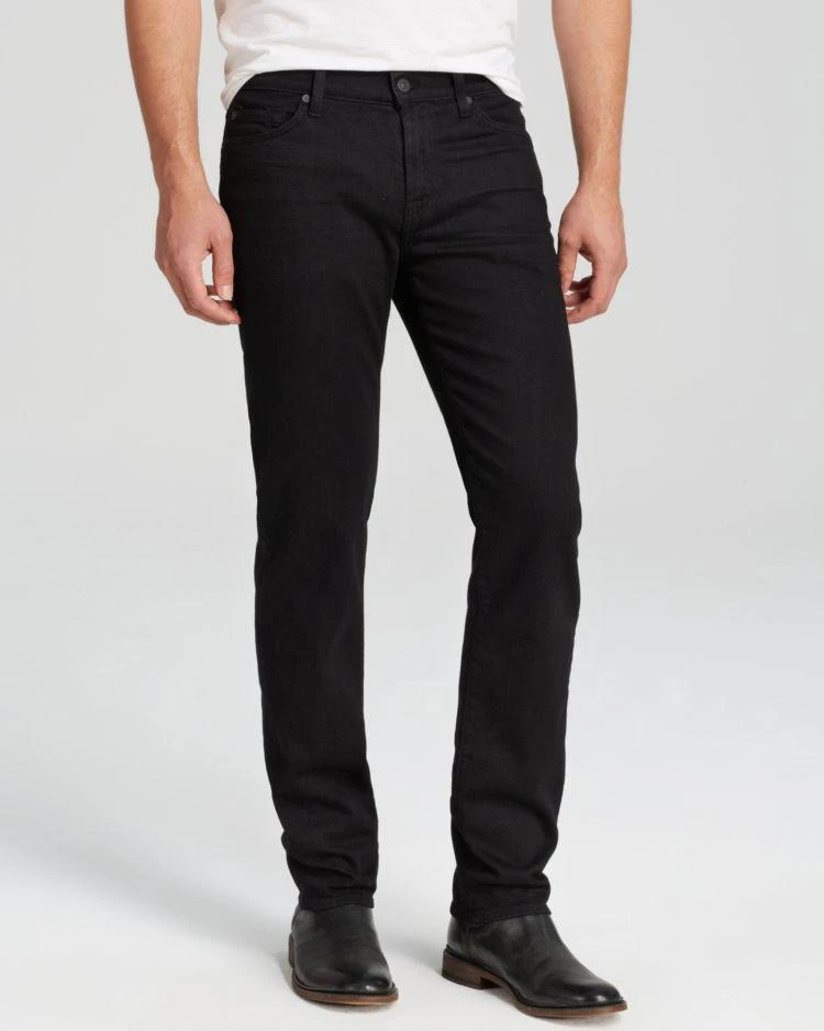 商品7 For All Mankind|7 For All Mankind Luxe Performance Slimmy Slim Fit Jeans in Nightshade Black,价格¥629,第1张图片