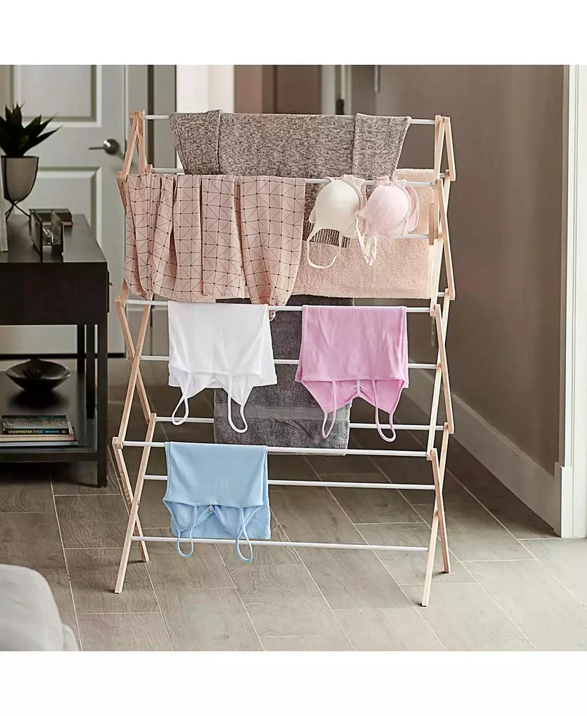商品Household Essentials|Large Folding Clothes Drying Rack,价格¥622,第2张图片详细描述