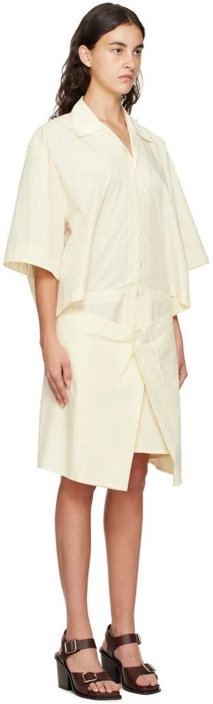 商品Lemaire|Off-White Amovible Midi Dress,价格¥2394,第4张图片详细描述