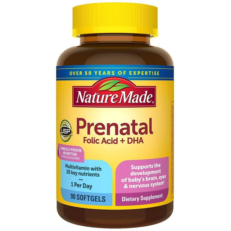 商品Nature Made|Prenatal Multi + DHA Softgels,价格¥334,第1张图片