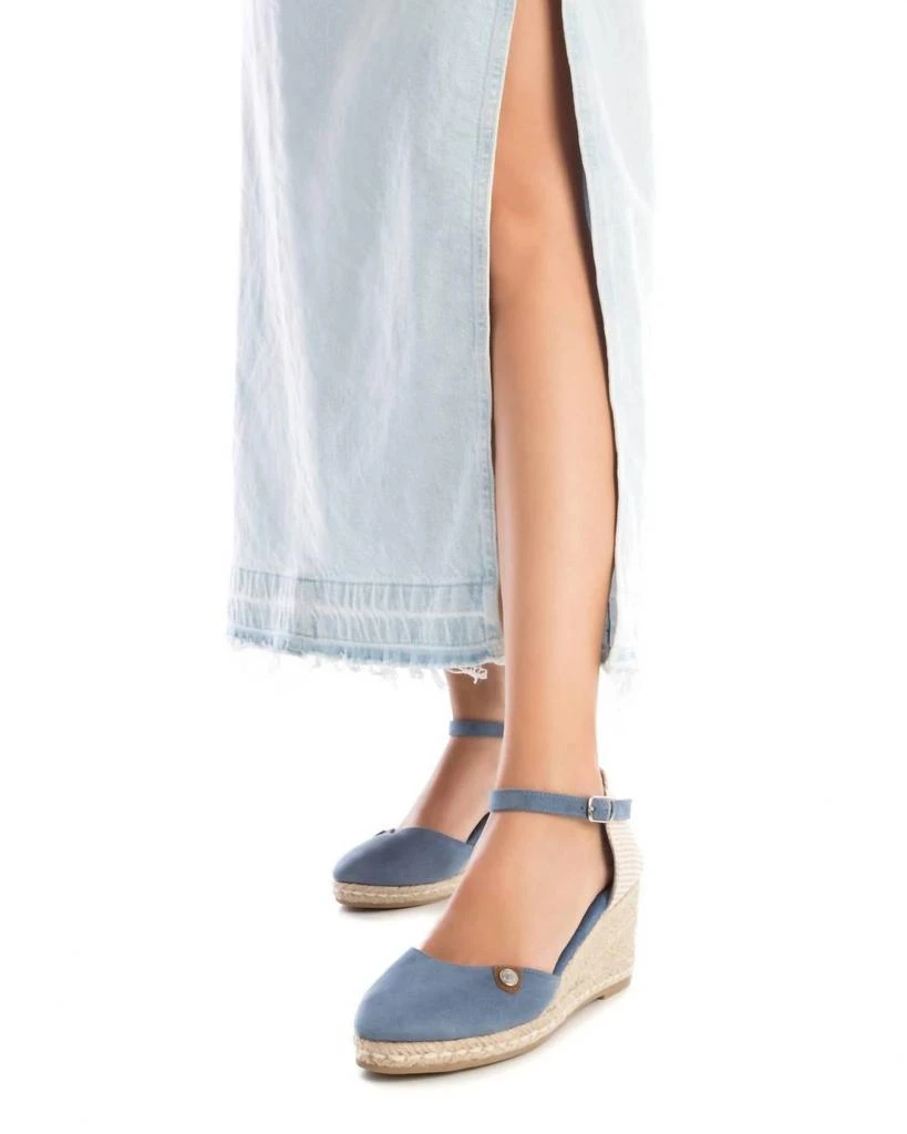 商品Xti|Refresh Women's Wedge Espadrille Sandals In Jeans,价格¥662,第5张图片详细描述