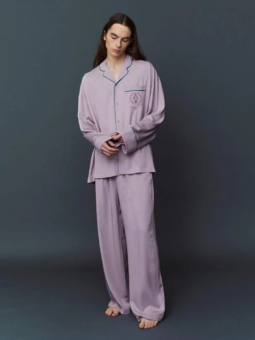 商品ATEMPO|Classic Pajama Set (Lilac),价格¥1192,第4张图片详细描述
