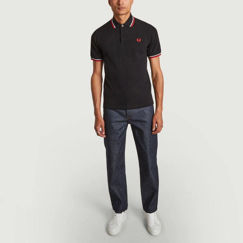 商品Fred Perry|Polo M12 Black FRED PERRY,价格¥599,第4张图片详细描述