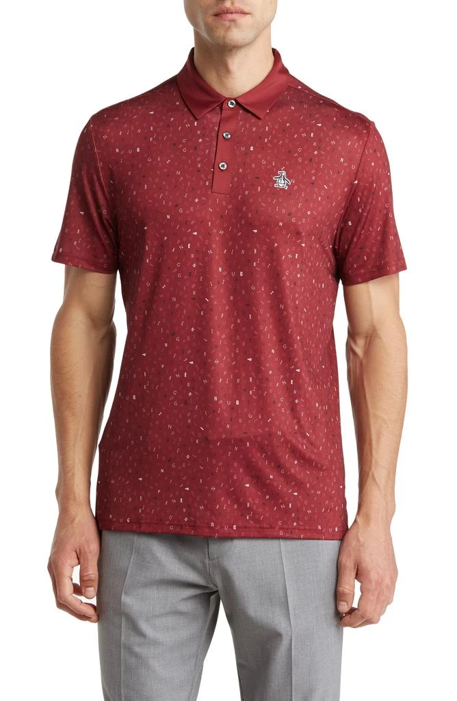 商品ORIGINAL PENGUIN GOLF|Spelling Pete Golf Polo,价格¥182,第1张图片