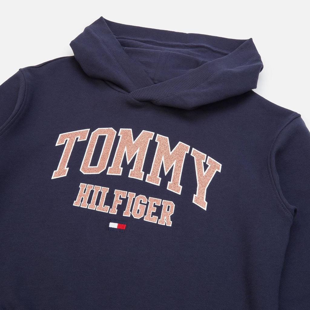 Tommy Hilfiger Girls' Essential Varsity Hoodie - Twilight Navy商品第3张图片规格展示