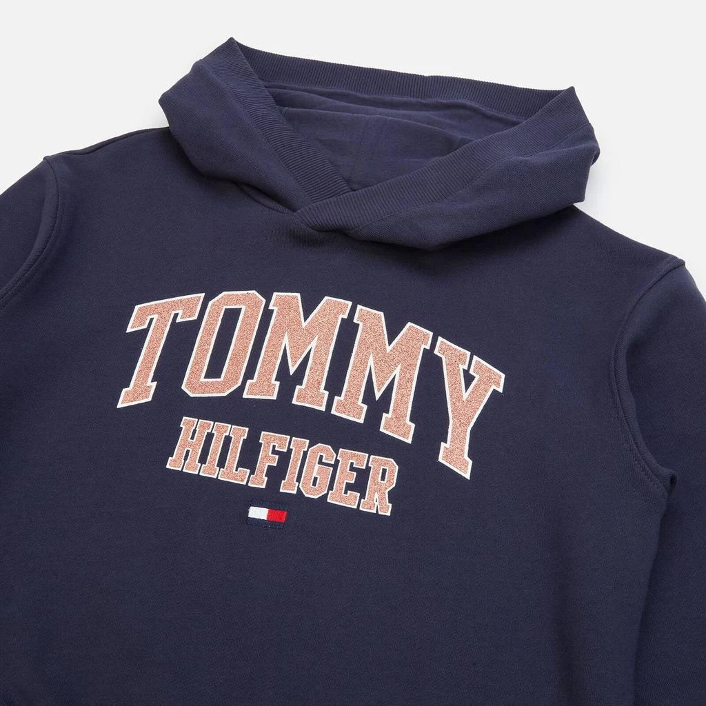 商品Tommy Hilfiger|Tommy Hilfiger Girls' Essential Varsity Hoodie - Twilight Navy,价格¥185,第3张图片详细描述