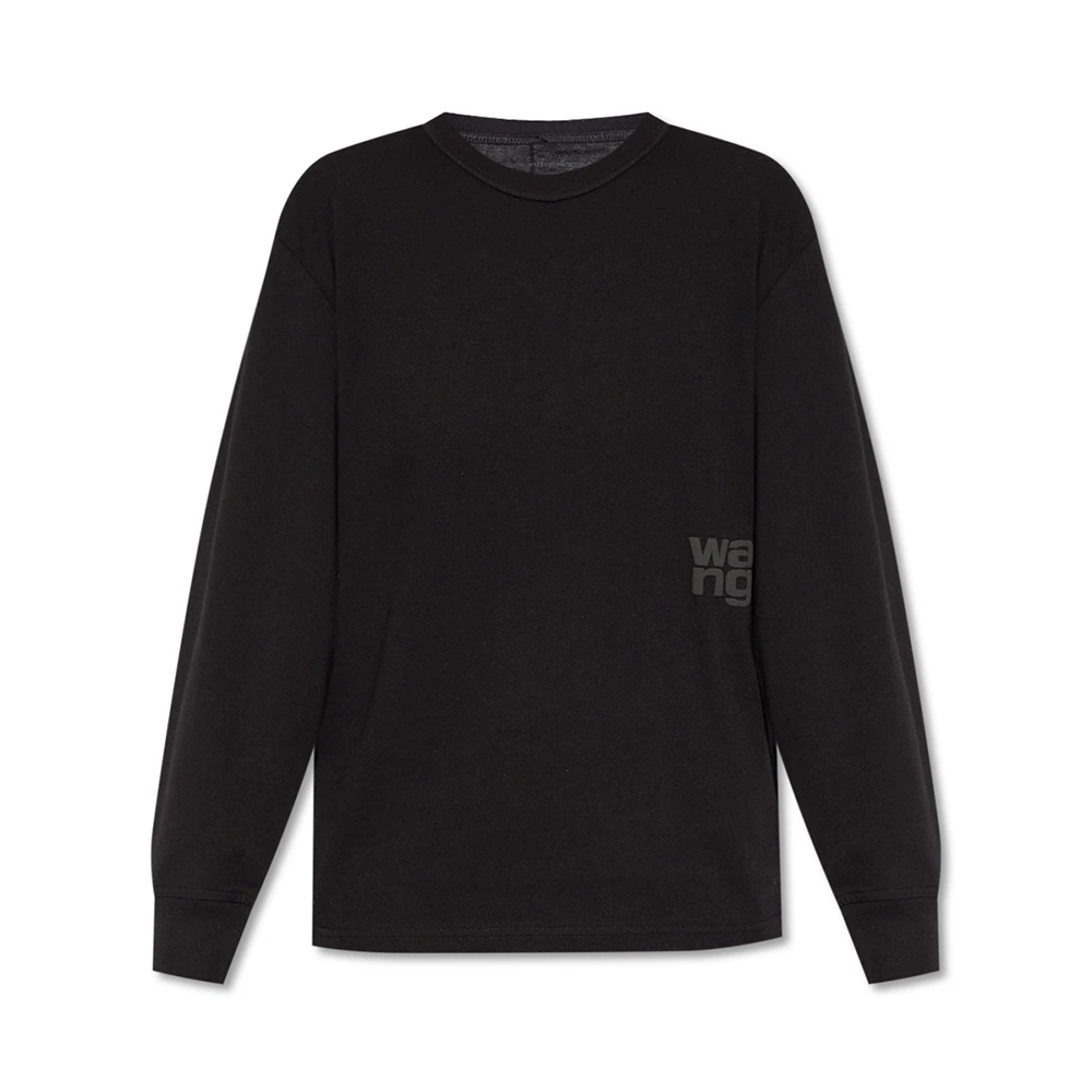 商品Alexander Wang|ALEXANDER WANG 黑色女士卫衣/帽衫 4CC3221356-001,价格¥716,第1张图片