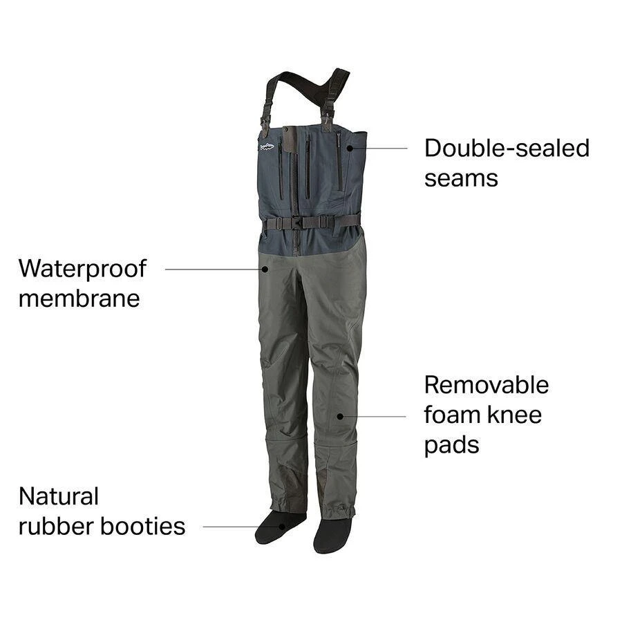 商品Patagonia|Swiftcurrent Expedition Zip-front Waders - Men's,价格¥5988,第2张图片详细描述