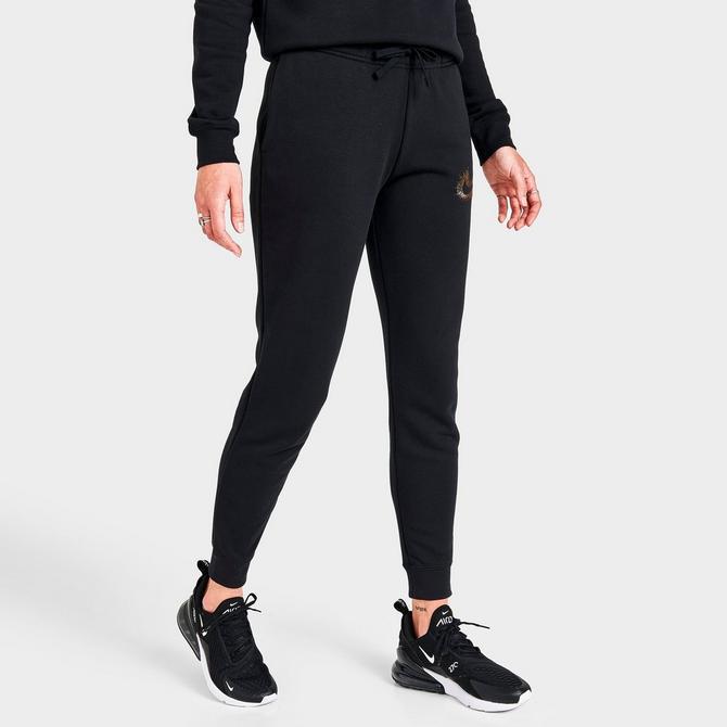 Women's Nike Sportswear Club Fleece Mid-Rise Stardust Logo Jogger Pants商品第3张图片规格展示