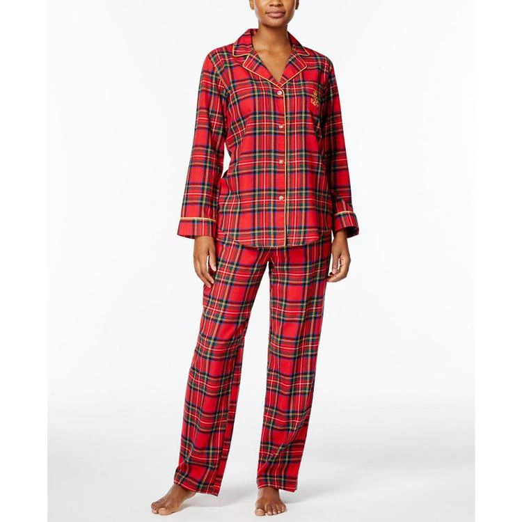 商品Ralph Lauren|Printed Cotton Twill Pajama Set,价格¥267,第1张图片