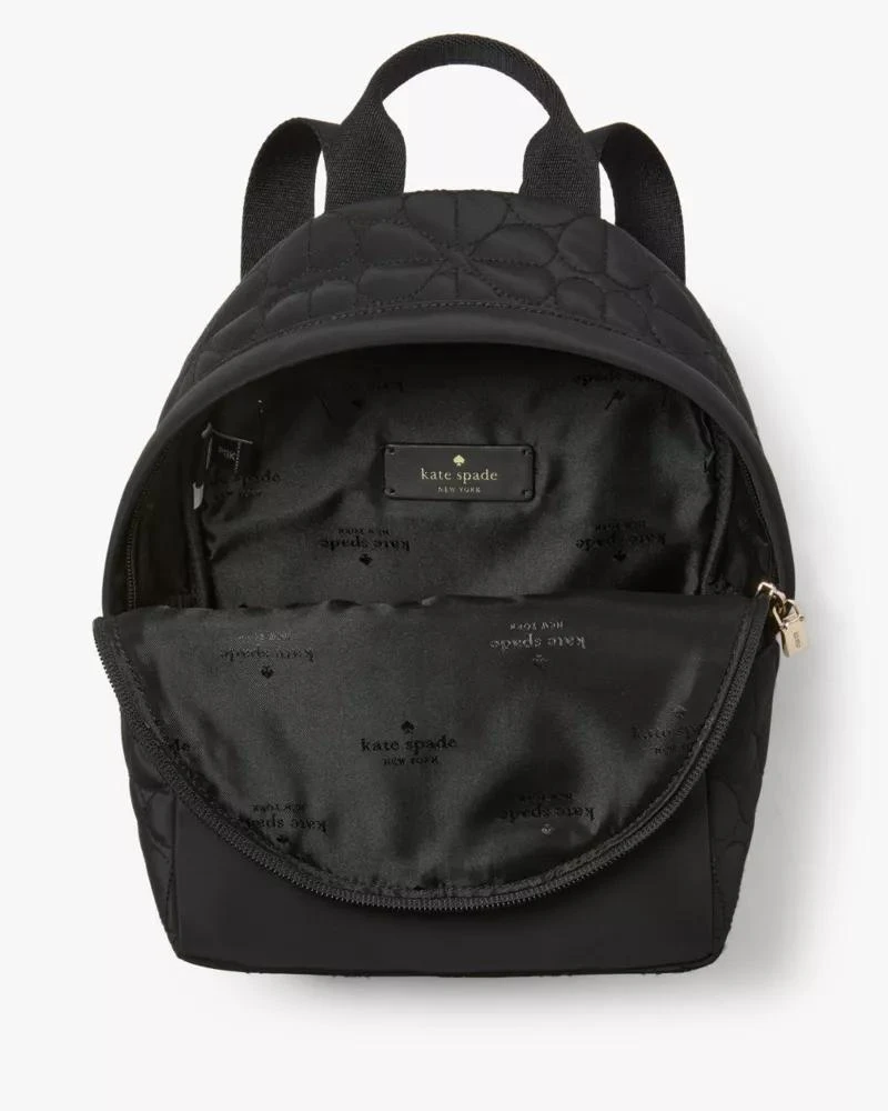 商品Kate Spade|Spade Flower Quilted Fabric Small Backpack,价格¥730,第4张图片详细描述