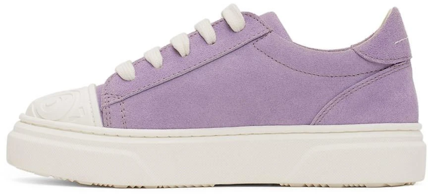 商品MAISON MARGIELA|Kids Purple Lace-Up Sneakers,价格¥570,第3张图片详细描述